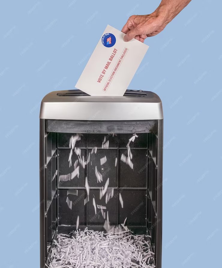 vote-by-mail-absentee-ballot-being-shredded-office-paper-shredder-as-illustration-voting-fraud-lost-votes-presidential-election_539233-180